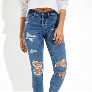 ✅American eagle super high rise jegging size 20✅